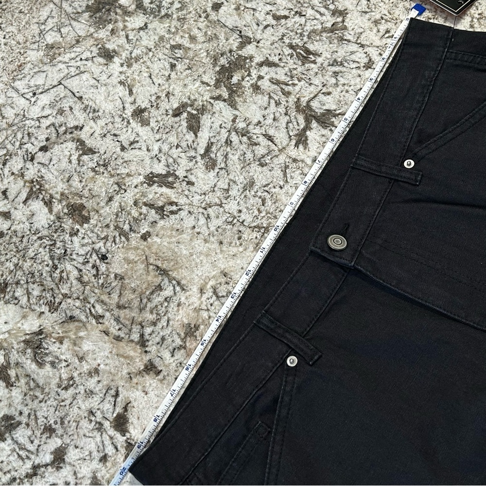 Von Dutch Jeans Mens eyeball Double Knee Patch‎ Black Denim Size 38x30 carpenter - Picture 11 of 12